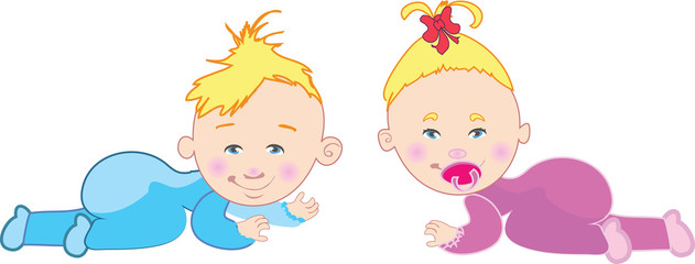 Babies- boy and girl