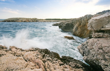 Seashore on island krk