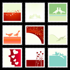 Festive The Valentine's Stamps. To see similar, please VISIT MY