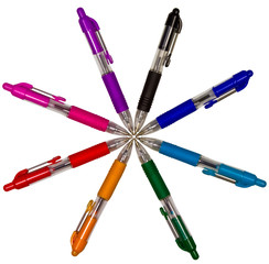 Colored pens in a circle - 20244639