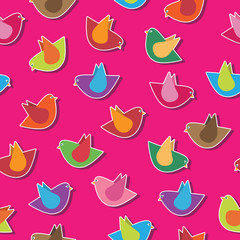 seamless bird pattern