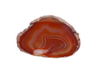 Red agate coming from the Czech republik