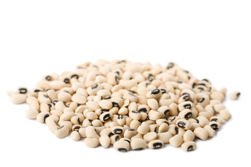 white haricot beans background
