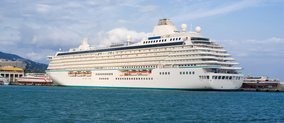 A huge oceanic liner © Yuri Kravchenko