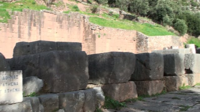 Temple of Athena in Delphi