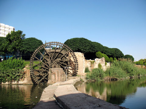 Hama, one of the famose water-wheels