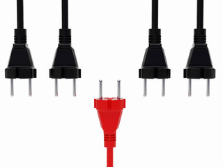 Naklejka premium Power Plug