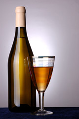 bottle of white wine