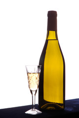 bottle of white wine