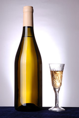 bottle of white wine