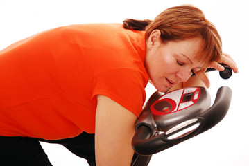 Sleeping during workout