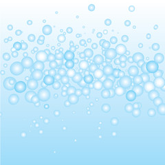Blue Bubbles Vector