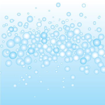 Blue Bubbles Vector