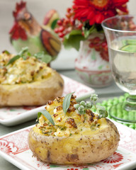 gefüllter Kartoffel