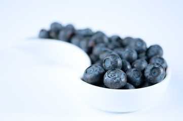 Dish Of Blueberries