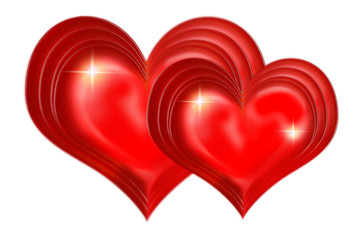 valentinstag,zwei herzen
