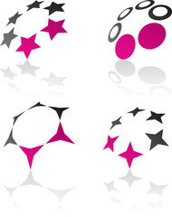 Abstract design elements.