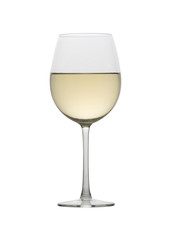 White wine in a stem glass