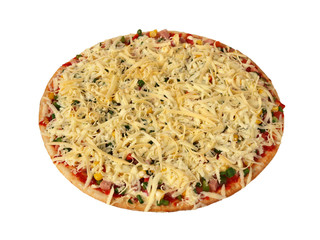 Pizza with those living, semi-finished, stage 2