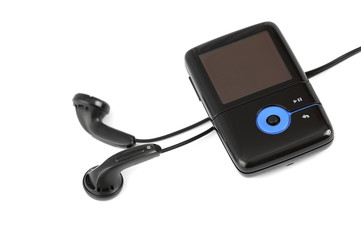 MP3 player isolated on white background