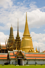 Fototapeta premium Thailand, Bangkok.The temple in the Grand palace area.