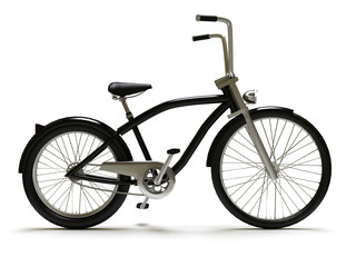 Fototapeta premium Cruiser bicycle isolated