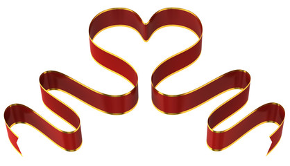 heart from ribbon