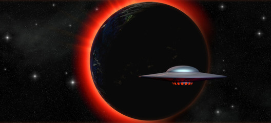 alien ufo spacecraft © Luca Oleastri