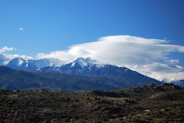 Fototapeta premium Tramontane et Canigou