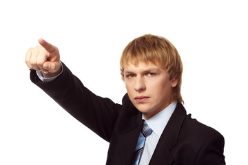 Portrait of young businessman