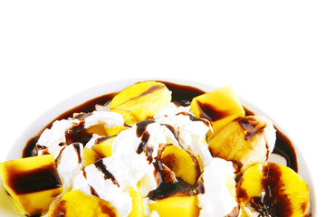 mango and banana salad
