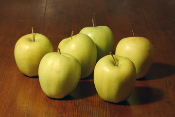 Green apples