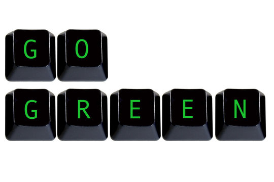 keyboard keys go green