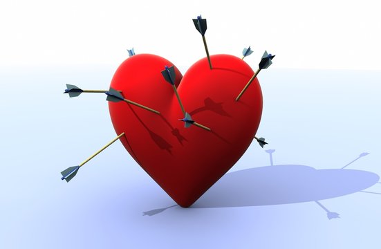 coraz&oacute;n y flechas