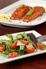Salad with cherry tomatoes
