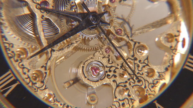 Mechanism of old watch working