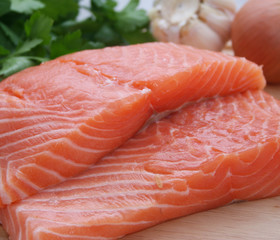 frisches Seelachsfilet