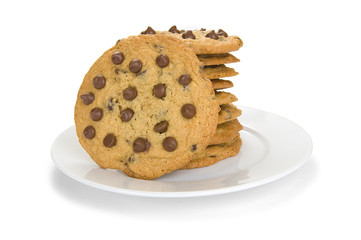Stack of Chocolate Cookies