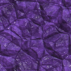 Crystalline mineral facets texture