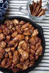 Cinnamon Rolls with Cinnamon Stick Garnish