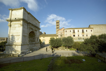 Fototapeta premium Arc de Titus au Forum de Rome, Italie
