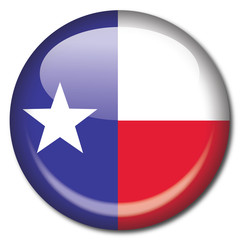 Chapa bandera Texas - obrazy, fototapety, plakaty