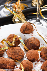 chocolate truffles.
