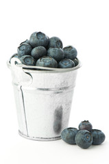 Bucket Of Blueberries
