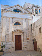 Fototapeta na wymiar Kościół świętego Jana Chrzciciela. Giovinazzo. Apulia.