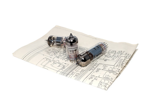 recommend clip art: Vacuum tube - scheme