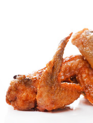 Roasted chicken legs.