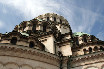 Fototapeta na wymiar Détail de la Cathédrale St. Alexander Nevsky