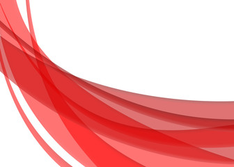 Fototapeta premium Abstract red lines