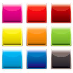 square plastic web icon